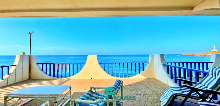 Exceptional beach front apartment, Levante Beach, Cabo de Palos
