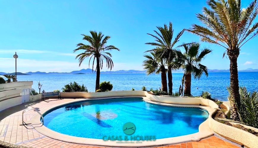 Espacioso apartamento en Cabo Romano con gran terraza y vistas espectaculares al Mar Menor